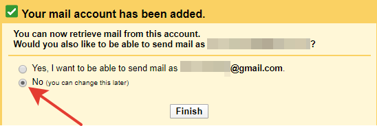 Gmail - mail account connected